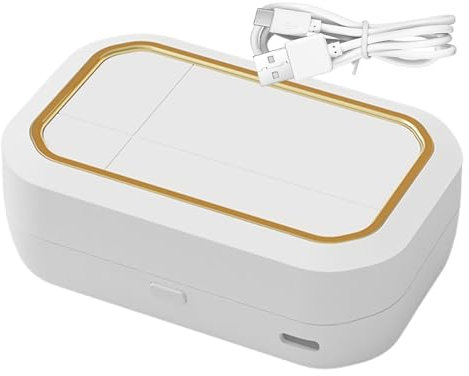 Detergente per lenti morbide,Detergente per lenti - Detergente per lenti ad ultrasuoni - Clean Care con caricabatterie, custodia per lenti immersione