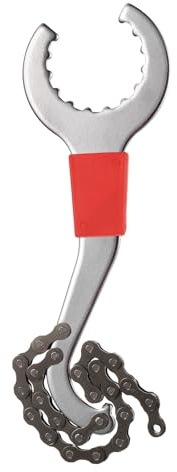 QUARKZMAN Llave de Extracción de Piñón 3 en 1 de 8 para Cadena de Bicicleta Llave de Rueda Libre y Multiherramienta para La Eliminación de Cassette de Bicicleta