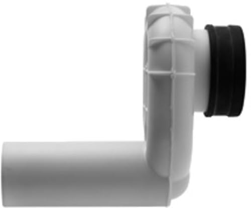 Siphon with syphonic action horizontal outlet 1-4 liter flush