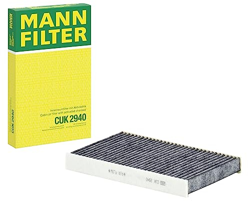 MANN-FILTER CUK 2940 Filtro de aire de cabina - Filtro de Polen con Carbón activado - para Automóviles + Vehículos de transporte