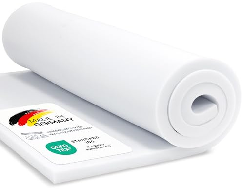 MSS e.K. Schaumstoffplatte Polster Auflage Topper - 200 x 70 x 7 cm - RG27/45