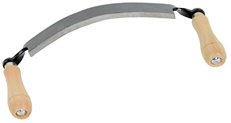 Carmyra Draw Knife 10 Curved Draw Shave Woodworking Tool (Curved-10 inches)