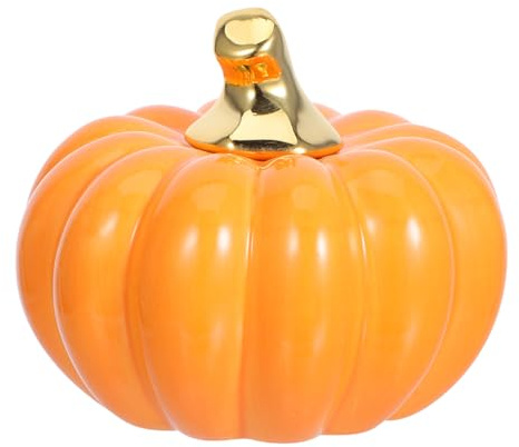 Ciieeo Nórdico de Cerámica Calabaza Mini Calabaza Figuras Cosecha Calabazas Calabazas Realistas Halloween Calabazas Realista Calabaza Escultura Calabazas Decorativas