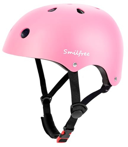 Smilfree Casque de vélo pour enfants garçons Casque de skate : léger casque de vélo pour enfants filles à partir de 3 ans - Casque de skate pour enfants pour vélo, skateboard, scooter, BMX, enfants et