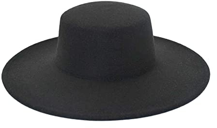 OBiQuzz Cappelli Fedora per Uomini e Donne, Elegante Cappello Invernale in Lana, Stile Anni 1920, Cloche Vintage, Cappelli Bowler, Melone in Velluto, Cilindri Piatti, Cappelli con Tesa Larga, Cappello