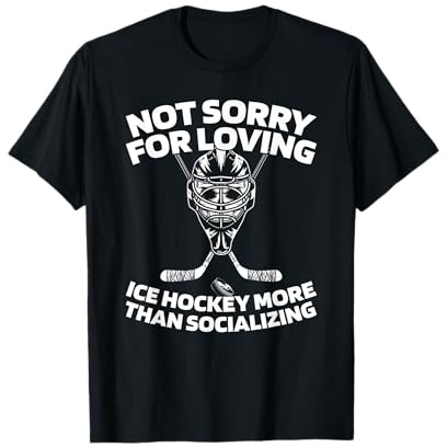 Hockey sobre Hielo Jugador Stick - Equipo Patinador Camiseta