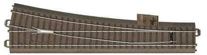 Trix HO Scale C Track Right Wide Radius Turnout