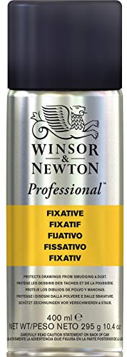 Winsor and Newton Artists Fixative Transparent 400ml Spray (Can) (Note: UK Mainland Delivery Only)