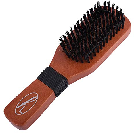 Fine Lines - Cepillo de cerdas de pala, cepillo de pelo de cerdas de jabalí y nailon, cepillo de cerdas suaves para cabello afro, húmedo o rizado, cepillos de pelo de cerdas para mujeres y hombres