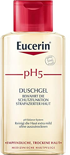 Eucerin pH5 Duschgel bewahrt die Schutzfunktion strapazierter Haut, 200 ml Gel