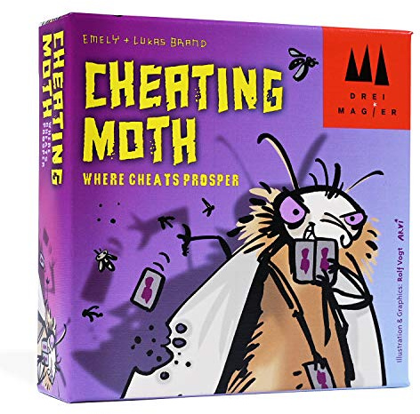 Three Magicians | Cheating Moth | Card Game | Ages 7+ | 3-5 Players | 20 Minutes Playing Time