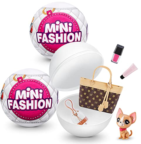 Mini Brands Mini Fashion Real Fabric Fashion Bags And Accessories Capsule Collectible Toy (2 Pack)