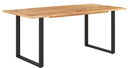 Rustikaler Esstisch Akazie, Industriell, für Wohnzimmer und Küche