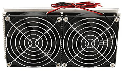 ciciglow Système de Refroidissement Peltier, Système de Refroidissement Rapide 12 V 100 W Semi-conducteur Refroidisseur Kit de Bricolage pour Mini Réfrigérateur et Climatiseur Radiateur