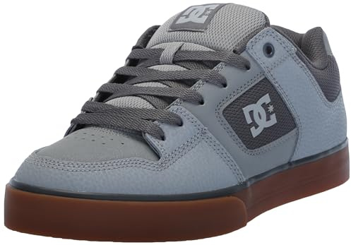 DC Scarpe da Uomo Pure Skateboarding in Pelle, Gomma di Carbonio, 40.5 EU