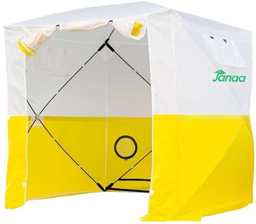 JAX3 Professionelles Arbeitszelt, Pop-Up, UV50+, 1,8 x 1,8 x 2,5 m, sofortiger schneller und einfacher werkzeugloser Aufbau, wasserdicht, Hobelzelt, kommerzielles Zelt, Glasfaser für schwere