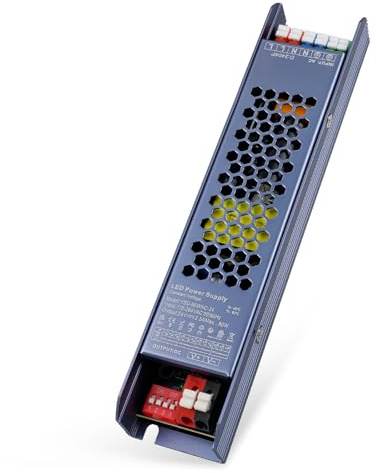 VARICART LED Trafo 24V 60W Netzteil, Transformator AC 230V Auf DC 2.5A, Niedervolttrafo 24 Volt Treiber, Konstante Spannung Für Streifen G4 MR16 Lampen Beleuchtungen