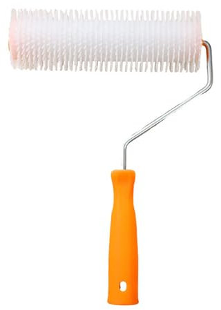 Herramienta Antiespumante,Rodillo de Púas Autonivelante,Cepillo de Rodillo Antiespumante,Brocha Antiespumante,Accesorios para Suministros Antiespumantes,para Decorar Muchas Superficies, Paredes, Mader