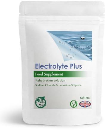 100 x Electrolyte Tablets with Potassium, Chloride, Calcium, Magnesium & Sodium | Muscle & Energy Support