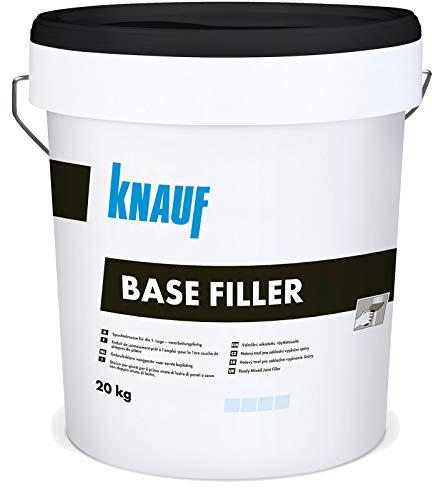 Knauf Base Filler 20 kg - Fugenfüller Fugenspachtel Trockenbau - keine Anmisch & Reifezeiten- sehr leicht von Hand verarbeitbar