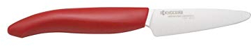 Kyocera Keramik-Messer Weiß 7,5cm Griff Rot