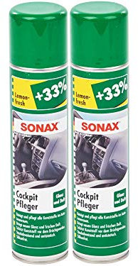 SONAX CockpitPfleger Lemon-fresh,0,4 l 03433000, 2er Set