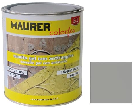 Esmalte Antioxido 750 Ml. Gris Claro Brillo