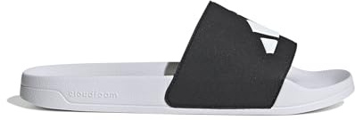 adidas Unisex Adilette Shower Slides, Cloud White / Core Black, 44.5 EU