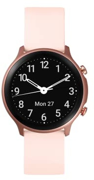 Doro Watch - Montre Connectée Seniors - Smartwatch Résistant à l'eau - Montre Connectée Femme - Homme - Montre Sport - Écran Tactile - Tracker d'Activité - Podomètre - Cardiofréquencemètre - Rose