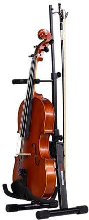 Gator Frameworks Recital Series Adjustable Stand for Violin & Viola; (GFW-BNO-VLNVLA)