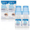 Care+, Solución Oftálmica Hidratante Forte, 0.4% Hialuronato de Sodio y L-Carnitina, Alivio Ojos Secos, Colirio Hidratante Compatible con Lentes de Contacto, 10 ml x 2 uds