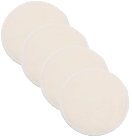 RORPOIR 4pcs Overflow Breast Pads Washable Nursing Pads Breastfeeding Cushions Comfortable Reusable for Nursing Bras