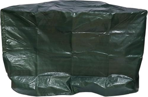 Rammento 120cm Waterproof Medium BBQ Cover, Green Woven-Polyester | 120x60x80cm Tear-Resistant 2-3 Burner Charcoal/Gas Barbecue Cover | Breathable Heavy-Duty Polyester Outdoor Furniture Protector
