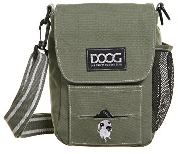 Doog Shoulder Bag Dog Walking Accessory Treat Bag Green