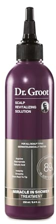 Dr. Groot Miracle in Shower Moisturizing Treatment for Hair Loss, Korean Hair Care Rinse, Rosemary Oil for Smooth, Healthier-Looking Hair in 5 Seconds, Scalp Revitalizing Solution