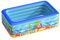 Milageto Aufblasbarer Pool für Erwachsene und Kinder, Quadratische Familienpool, Rechteckiger Aufblasbarer Pool, Inflatable Kiddie Pool, Verdicktes Schwimmbecken für Indoor Garten Hof 210x150x70cm