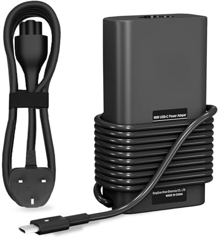 New Slim 90W 65W USB C Charger Compatible with Dell Latitude 5330 5420 5520 7275 7370 7430 7520,XPS 12 13 9250 9310 9315 9365,Inspiron 12 13 14 7306 7415 7420 7425 7435 2-in-1 Chromebook 3110