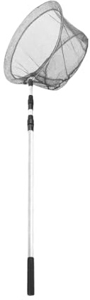 Aquarium Fish Landing Net Pool Landing Net Fishing Net with Telescopic Handle Deep Landing Net for Cleaning Swimming Pool Fish Landing Net for Coast, River, Lake, Stream, Pond and Reservoir with Quick