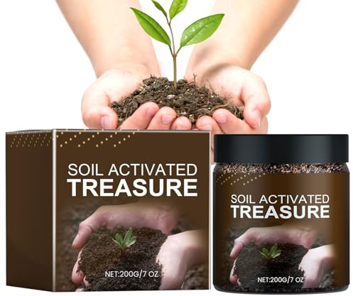 Soil Activator For Plants – Dirt Health Boosters, Organic Growth Formula, Slow-Release Nutrient Enricher With Long-Lasting Support | Garden Lawn Greenhouse Raised Bed Outdoor Planting Use