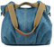 LOSMILE Damen Leinwand Handtasche Schultertasche Leinentasche Umhängetasche Tragetasche Henkeltasche Hobo Tasche (Blau)