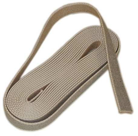 Cintino Cotone 2cm Bicolore Grigio/Beige Ricambio Tapparelle Portafinestra 5,5MT Pesante Blister EV