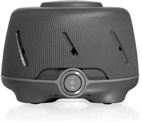 Yogasleep Dohm (Charcoal) The Original White Noise Machine, Relaxing Natural Sound from a Real Fan, Noise Cancelling for Office Privacy, Sleep Aid for Adults & Baby, Travel Size Pink Noise Machine