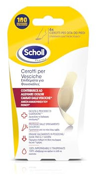 Scholl Cerotti per le Vesciche, 5 Cerotti per le Dita dei Piedi