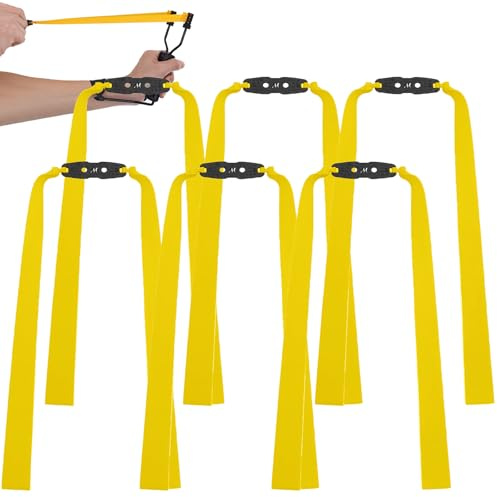 LPZMPZ 6 Pezzi Elastici per Fionda Professionale, Bande di Gomma Ricambio per Fionda, Elastici per Catapulta, Elastico Slingshot, Accessori per Fionda, per Caccia Pesca Tiro