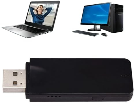 Wireless Network Card Adapter for Samsung Smart TV,USB WiFi Adapter,Dual Band Wireless Network Adapter,Change Wired Connection into Hotspot,Supports Windows 11/10,Mini Size,for Windows PC,Black