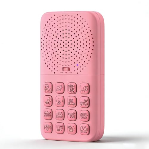 Dpofirs Macchina Sonora Classica, Giocattolo per Scherzi Portatile e novità Macchina per Effetti Sonori con 16 Effetti, Scherzo con Creatore di Rumore (Pink)