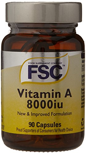 FSC 7500iu Vitamin A Natural Source 90 Capsules