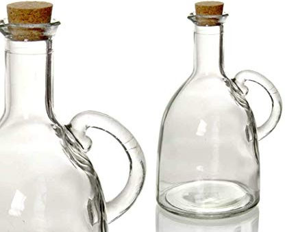 Gicos Bottiglia oliera in Vetro con Tappo in Legno Sughero 580 ML10*19 cm LDW-775000