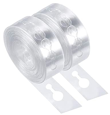 Rnitle Luftballon Klebeband,Ballon Bogen Girlande Kit,Ballon Streifen, DIY Ballon Girlande Band Streifen Ballon Bogen Streifen Party Dekorationen,Doppelloch Luftballon Girlande Streifen(5M)