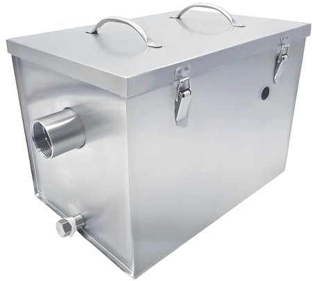 Séparateur de Graisse en Acier Inoxydable SS304 – Compact et Efficace – Facile à Installer – Idéal pour Cuisines Professionnelles et Restaurants